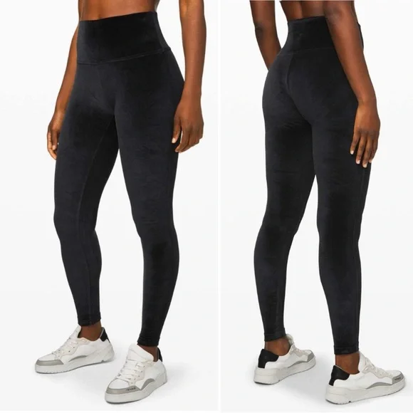 Lululemon Wunder Lounge High-Rise Tight 28" *Velvet Black 4 - Picture 1 of 5